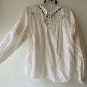 Off-white Blouse Free People